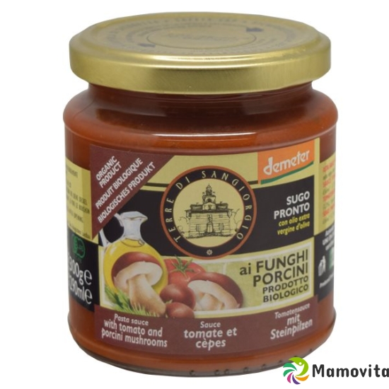 Terre Di Sangiorgio Sugo Funghi Demeter 300g buy online