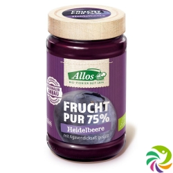 Allos Frucht Pur Konfitüre Heidelbeere Bio 250g