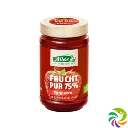 Allos Frucht Pur Konfitüre Erdbeere Bio 250g