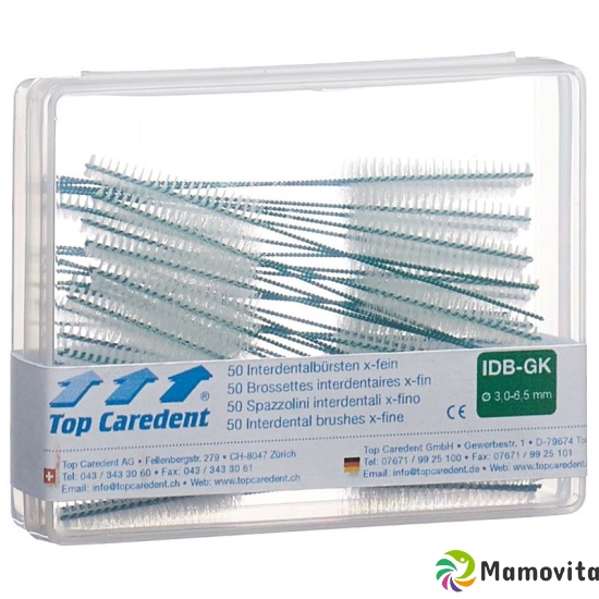 Top Caredent IDB-GK Interdentalbürsten Grün Konisch 50 Stück buy online