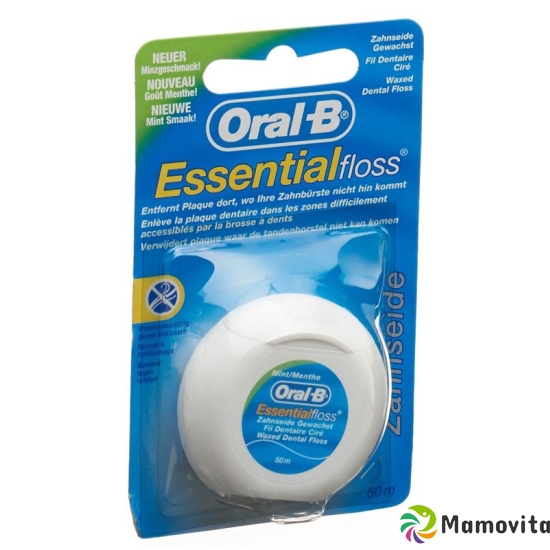 Oral B Essentialfloss 50m mint gewachst buy online