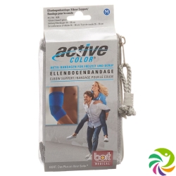 Bort Aktive Color Ellenbogenbandage Grösse S -26cm Blau