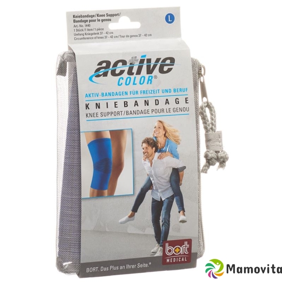 Bort Aktive Color Kniebandage Grösse M -37cm Blau buy online