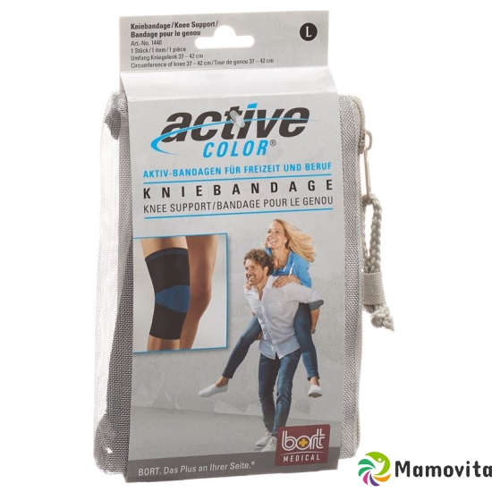 Bort Aktive Color Kniebandage Grösse S -32cm Schwarz buy online