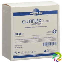 Cutiflex Square Folienpflaster 38x38mm 100 Stück