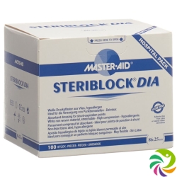 Steriblock Vliespflaster 86x25mm Steril 100 Stück