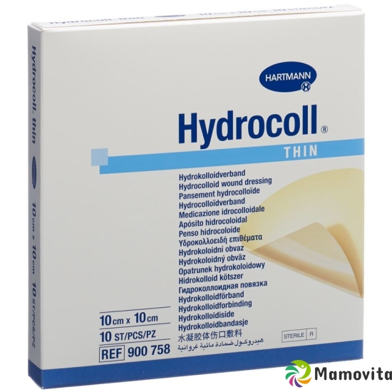 Hydrocoll Thin Hydrocolloid Verb 10x10cm 10 Stück buy online