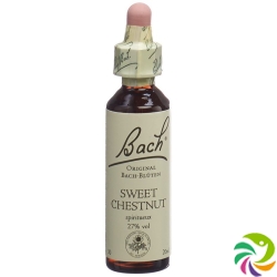 Bachblüten Sweet Chestnut Nr. 30 Flüssig 20ml