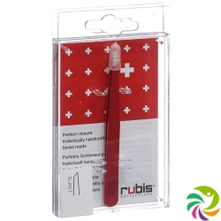 Rubis Bz Classic Pinzette Schräg Rot 6613