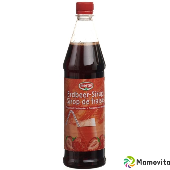 Morga Erdbeer Sirup mit Fruchtzucker Petflasche 7.5dl buy online