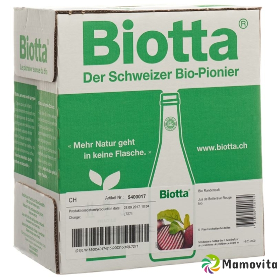 Biotta Bio Rande Flasche 5dl buy online