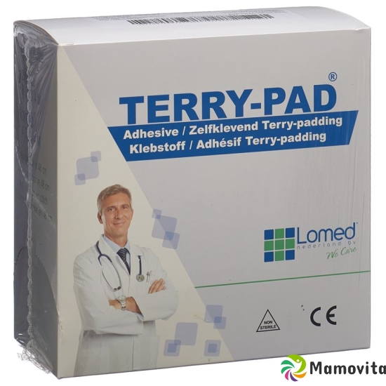 Lomed Terry Pad 8cmx4mx2mm Weiss Selbstkleb Rolle buy online