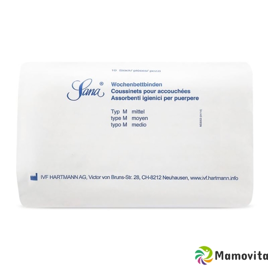 Sana Wochenbettbinde M Sterilisiert 24x 10 Stück buy online