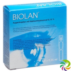 Biolan Augentropfen 20 Monodosis 0.35ml