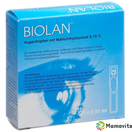 Biolan Augentropfen 20 Monodosis 0.35ml buy online