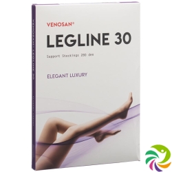 Venosan Legline 30 A-t XS Black 1 pair