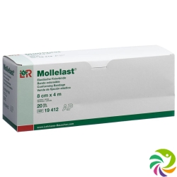 Mollelast Elastische Fixierbinde 8cmx4m Weiss 20 Stück