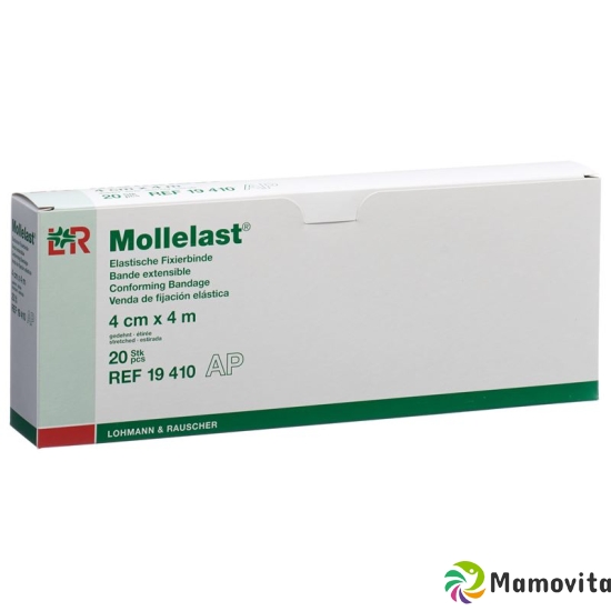 Mollelast Elastische Fixierbinde 4cmx4m Weiss 20 Stück buy online