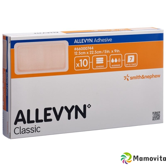 Allevyn Adhesive Wundkompressen 12.5x22.5cm 10 Stück buy online