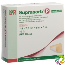 Suprasorb P Schaumverband 7.5x7.5cm nicht klebend 10 Stück