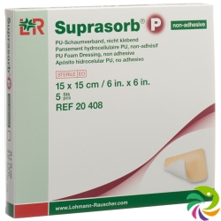 Suprasorb P Schaumverband 15x15cm N Klebe 5 Stück