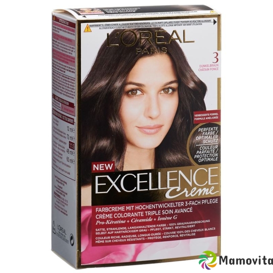 Excellence Cream Triple Prot 3 Dark Brown buy online