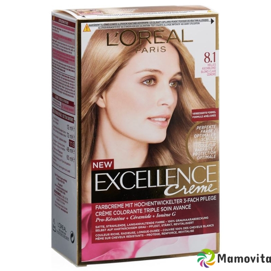 Excellence Creme Triple Prot 8.1 Light Ash Blonde buy online