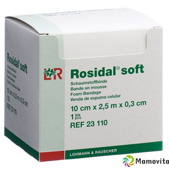 Rosidal Soft foam bandage 2.5mx10cmx0.3cm buy online