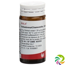 Wala Belladonna/chamomilla Globuli 20g