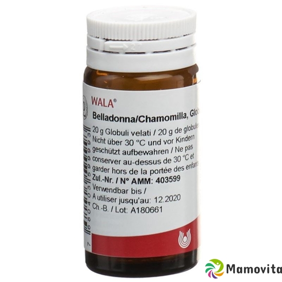 Wala Belladonna/chamomilla Globuli 20g buy online