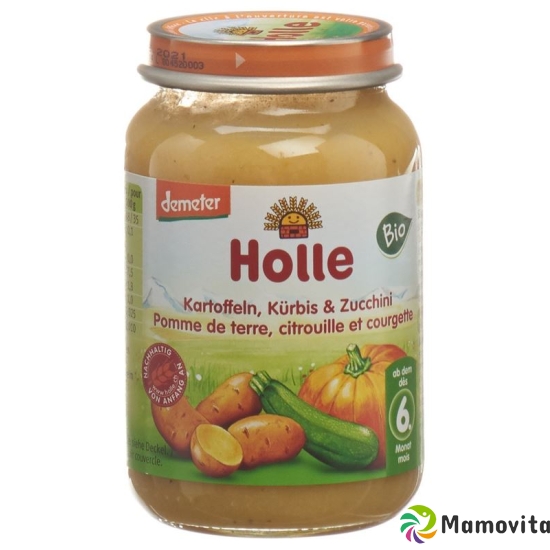 Holle Courgette, Pumpkin, Potatoes from the 4th month Organic 190g buy online