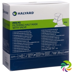 Halyard Pfr P3 Tbc Half Maske Weiss Disp 20 Stück