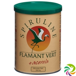 Spiruline Flamant Vert + Acerola Tabletten 300 Stück