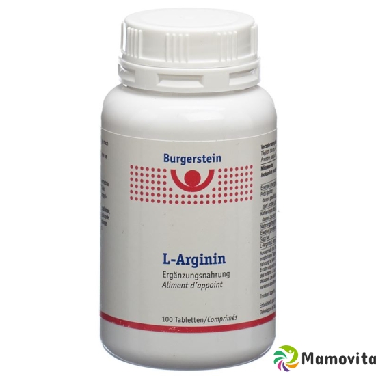 Burgerstein L-Arginin tablets 100 pieces buy online