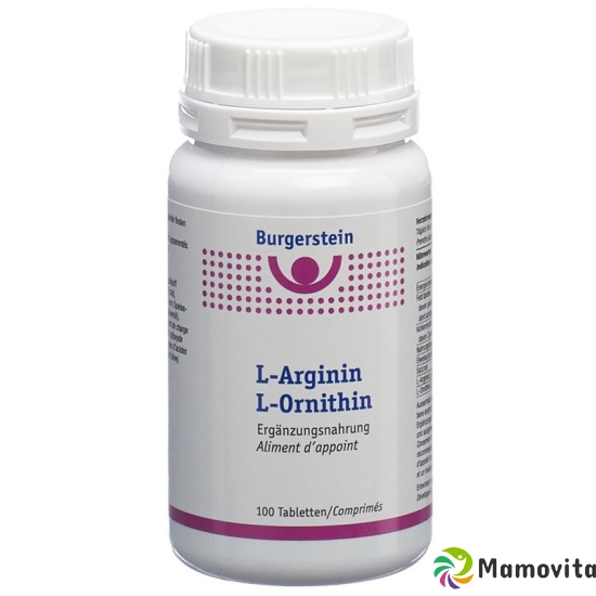 Burgerstein L-Arginin/L-Ornithin tablets 100 pieces buy online