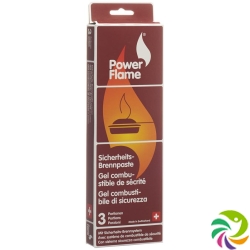 Powerflame Sicherheits Brennpaste 3x 80g