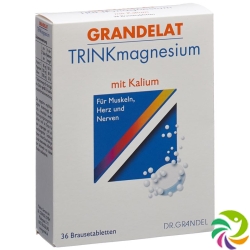 Grandelat TRINKmagnesium Brausetabletten mit Kalium 30 Stück