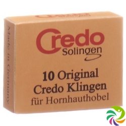 Credo Ersatzklingen Hornhauthobel Schachtel 10 Stück