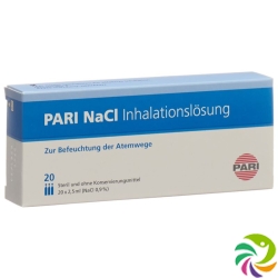 Pari NaCl Inhalationslösung 20 Ampullen 2.5ml