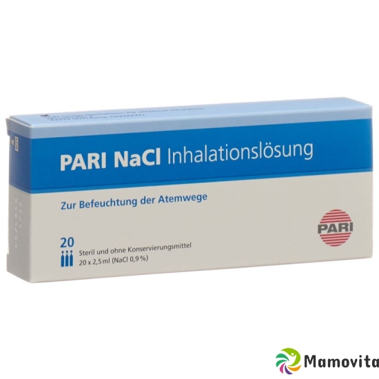 Pari NaCl Inhalationslösung 20 Ampullen 2.5ml buy online