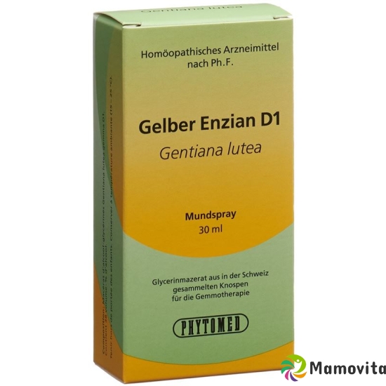 Phytomed Gemmo Gelber Enzian Liquid D 1 30ml buy online