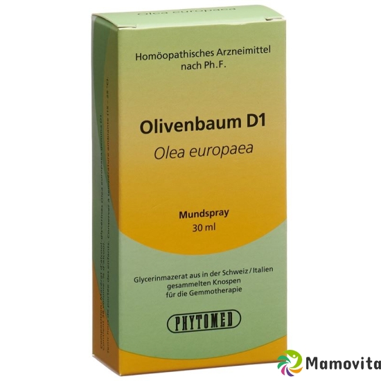 Phytomed Gemmo Olivenbaum Liquid D 1 30ml buy online