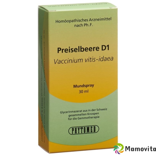 Phytomed Gemmo Preiselbeere Liquid D 1 30ml buy online