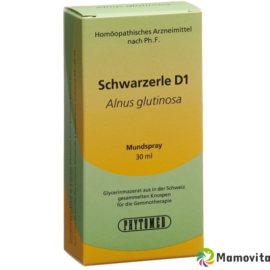 Phytomed Gemmo Schwarzerle Liquid D 1 30ml buy online