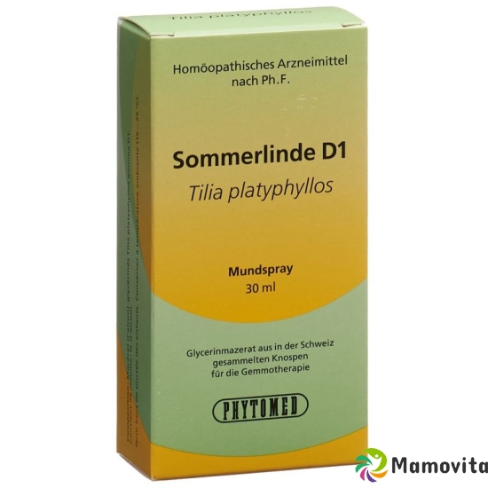 Phytomed Gemmo Sommerlinde D 1 30ml buy online