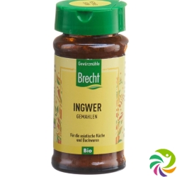 Brecht Ingwer Gemahlen Bio Glas 25g