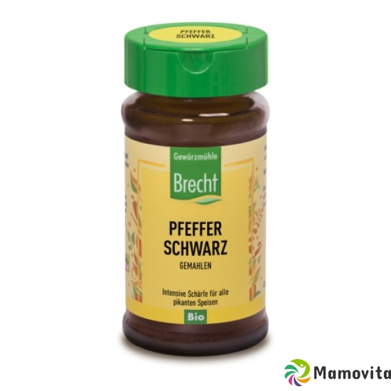 Brecht Pfeffer Schwarz Gemahlen Bio Glas 40g buy online