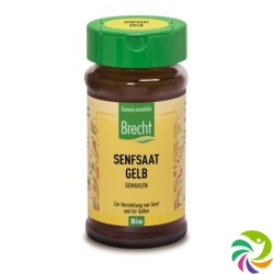 Brecht Gelbe Senfsaat Gemahlen Bio Glas 35g