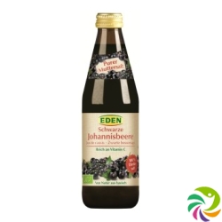 Eden Cassis Muttersaft ohne Zucker Pur Bio Flasche 330ml