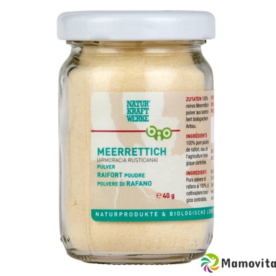 Naturkraftwerke Meerrettich Pulver Bio Glas 40g buy online